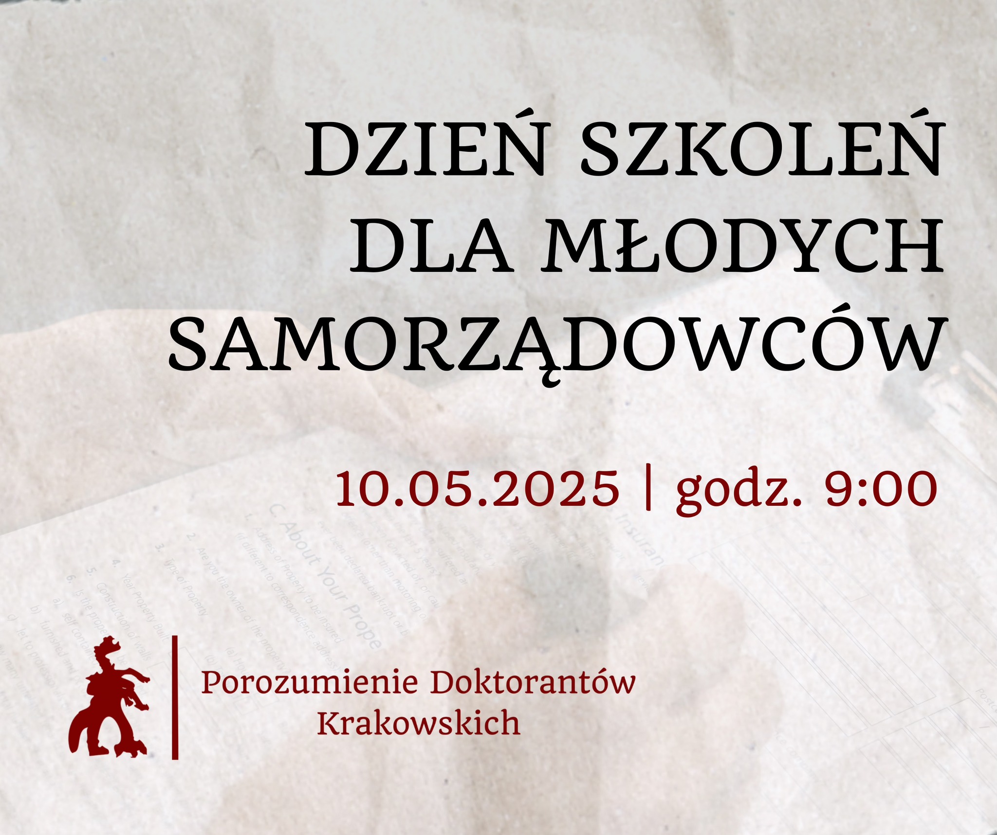 Dzień Szkoleń Młodych Samorządowców